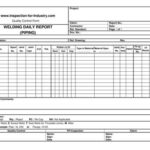 Welding Inspection Report Template