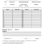 Welding Inspection Report Template