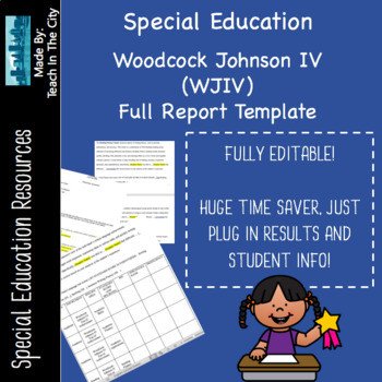 Wppsi Iv Report Template