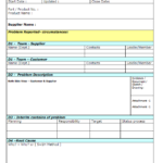 8D Report Template