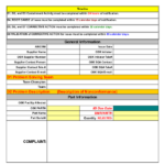 8D Report Template Xls