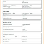 Accident Report Form Template Uk