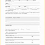 Accident Report Form Template Uk