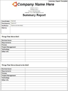 Best Report Format Template (6) - TEMPLATES EXAMPLE | TEMPLATES EXAMPLE