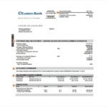 Blank Bank Statement Template Download