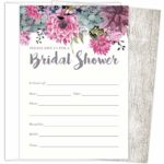 Blank Bridal Shower Invitations Templates