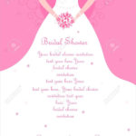 Blank Bridal Shower Invitations Templates