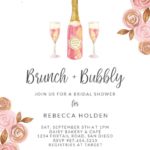 Blank Bridal Shower Invitations Templates