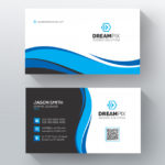 Blank Business Card Template Psd