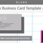 Blank Business Card Template Psd