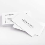 Blank Business Card Template Psd