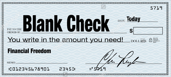 Blank Check Templates For Microsoft Word