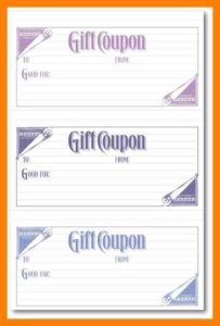 Best 25+ Gift Coupons Ideas On Pinterest | Free Coupon Template In ...