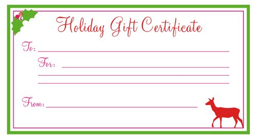 Blank Coupon Template Printable