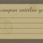 Blank Coupon Template Printable