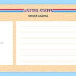 Blank Drivers License Template