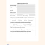 Blank Evaluation Form Template