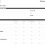 Blank Evaluation Form Template