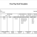 Blank Pay Stub Template Word