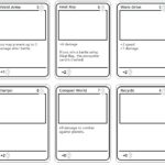 Blank Playing Card Template