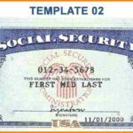 Blank Social Security Card Template