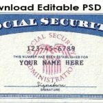 Blank Social Security Card Template Download