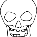 Blank Sugar Skull Template