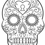 Blank Sugar Skull Template