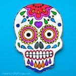 Blank Sugar Skull Template