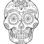 Blank Sugar Skull Template