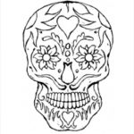 Blank Sugar Skull Template