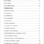 Blank Table Of Contents Template