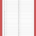 Blank Table Of Contents Template