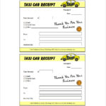 Blank Taxi Receipt Template