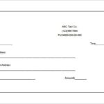 Blank Taxi Receipt Template