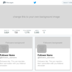 Blank Twitter Profile Template