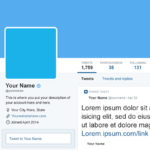 Blank Twitter Profile Template