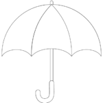 Blank Umbrella Template