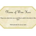 Blank Wine Label Template