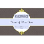 Blank Wine Label Template