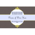 Blank Wine Label Template