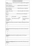 Business Trip Report Template Pdf