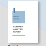 Company Analysis Report Template