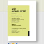 Company Analysis Report Template