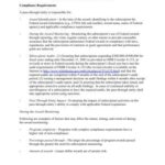 Compliance Monitoring Report Template