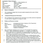 Computer Incident Report Template