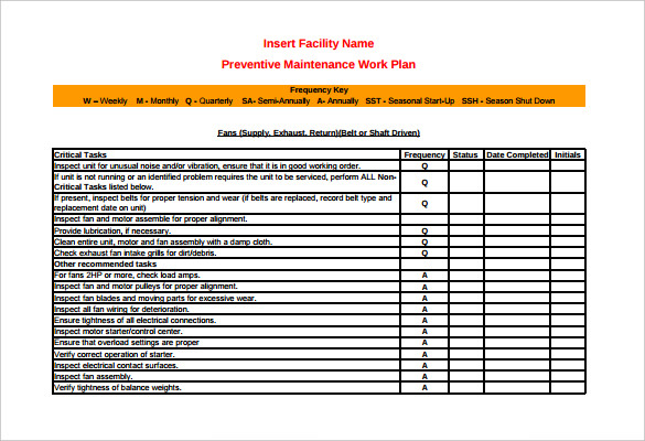 Computer Maintenance Report Template