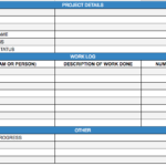 Construction Daily Progress Report Template