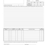 Daily Work Report Template