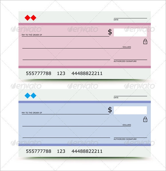 Editable Blank Check Template